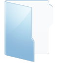 folder,blue icon