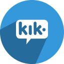 kik, media, network, social svg vector icon