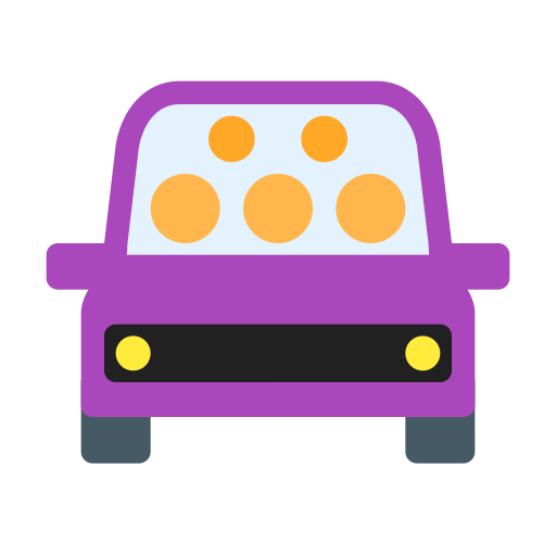 Vanpool svg vector icon