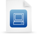 blue, document, file, paper icon