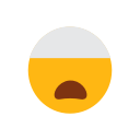 emoji, face, islam, muslim, shocked face svg vector icon