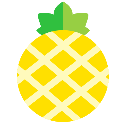 Pineapple svg vector icon