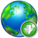 down, world icon