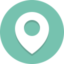 location, navigation, pin svg vector icon