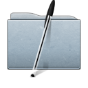 folder,graphite,bic icon