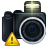 camera,warning,photography,alert,exclamation,wrong,error icon