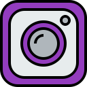 instagram, logo, media, social svg vector icon