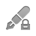 pen,lock icon