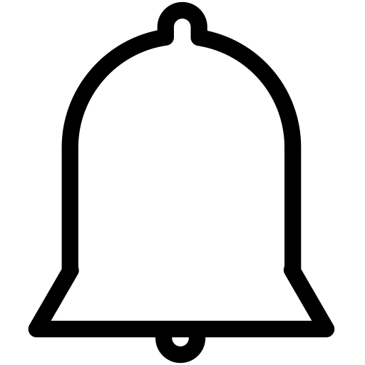 Bell svg vector icon