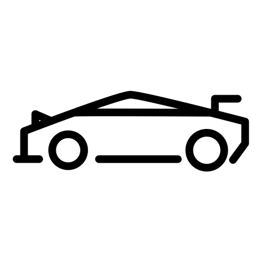 Sports Car svg vector icon