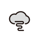 hurricane, storm, tornado, weather svg vector icon