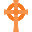 celtic, cross, grave, halloween, holyday, stone svg vector icon