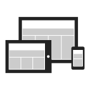adaptive, browser, design, graphic, responsive, website svg vector icon