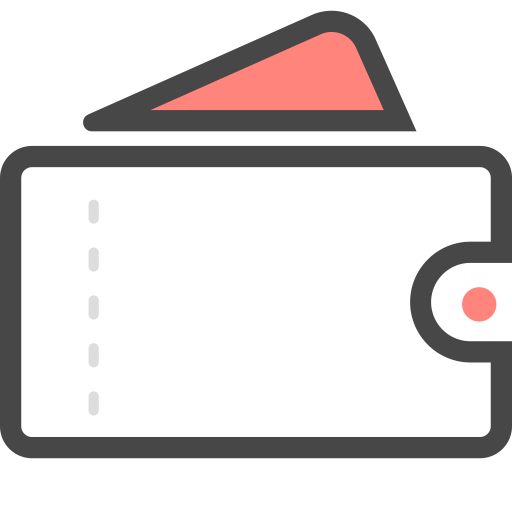 Wallet svg vector icon