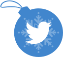ball, christmas, twitter svg vector icon