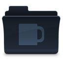 coffee,folder,food icon