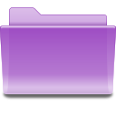 folder,violet icon