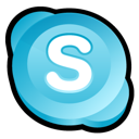 skype blue icon
