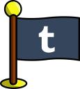 flag, media, networking, social, tumblr svg vector icon