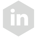 gray, linkedin, six svg vector icon