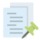 curriculum,push,pin icon