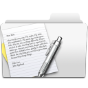 textedit,folder icon