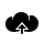 arrow, bag, cloud, luggage, upload icon