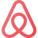 airbnb, logo, media, social svg vector icon