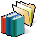 folder,library icon