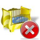 cradle,close,no,cancel,stop icon
