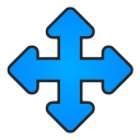 move svg vector icon
