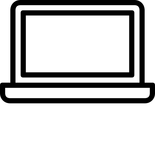 Computer svg vector icon
