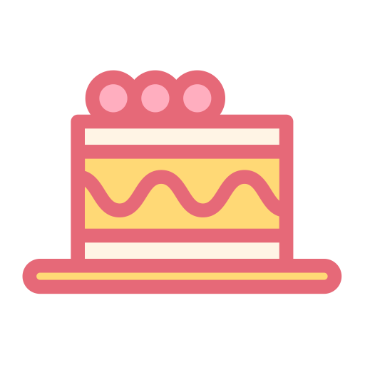 Cake svg vector icon