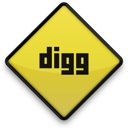 digg, sign icon