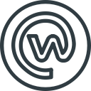logo, media, social, workplace svg vector icon