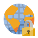 world,lock icon