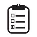 clipboard, notes, pages svg vector icon
