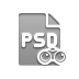 file,format,psd,binoculars icon