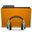 orange,folder,sound,voice icon
