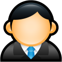 user,executive,blue,account,profile,people,human icon