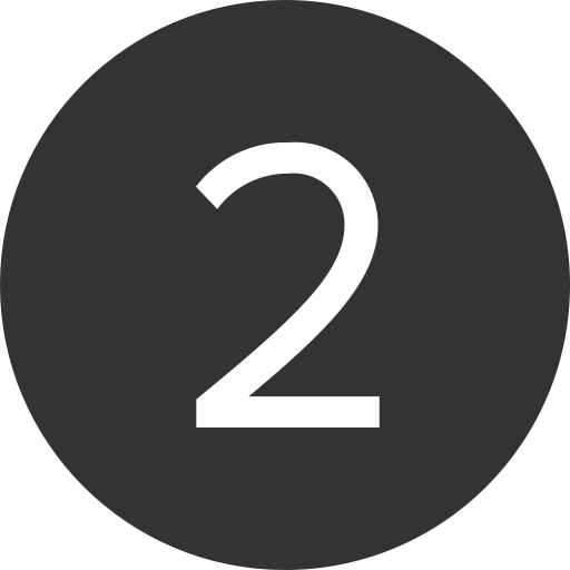 Number svg vector icon