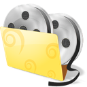folder, movies, video icon