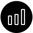 analytics, bar, chart, charts, graph svg vector icon