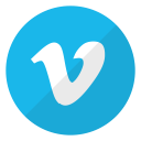 logo, vimeo, website svg vector icon