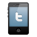 mobile, twitter icon
