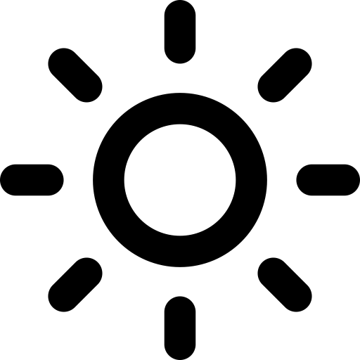 Sunlight svg vector icon