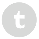 circle, gray, tumblr svg vector icon
