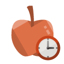 teacher,day,clock icon