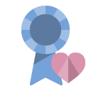 ribbon,heart icon