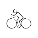 bicycle, cycle, cycling, rental, sports svg vector icon
